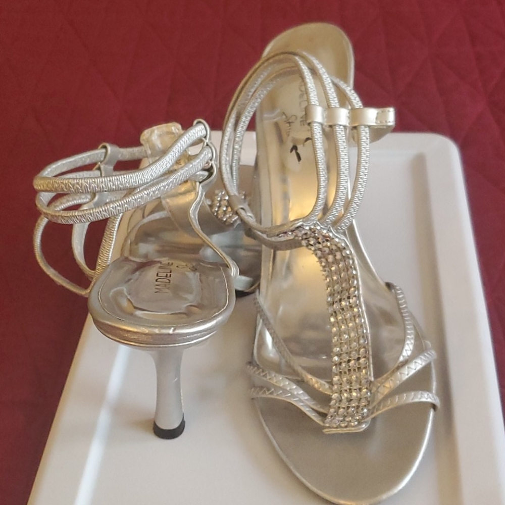 Silver Shoes Size 10
